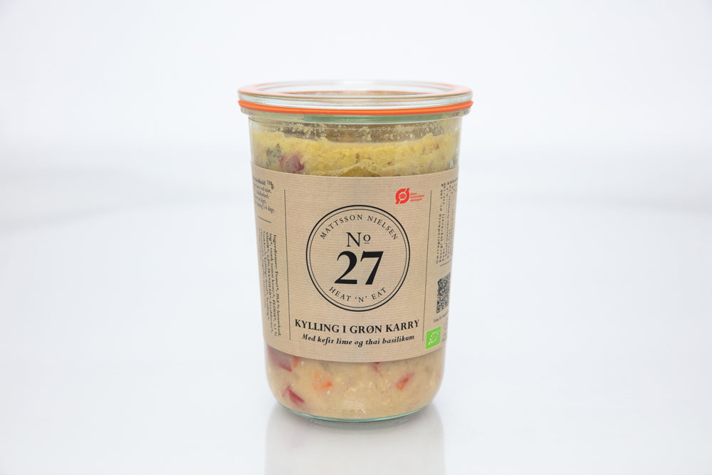 Økologisk Kylling i grøn karry No. 27